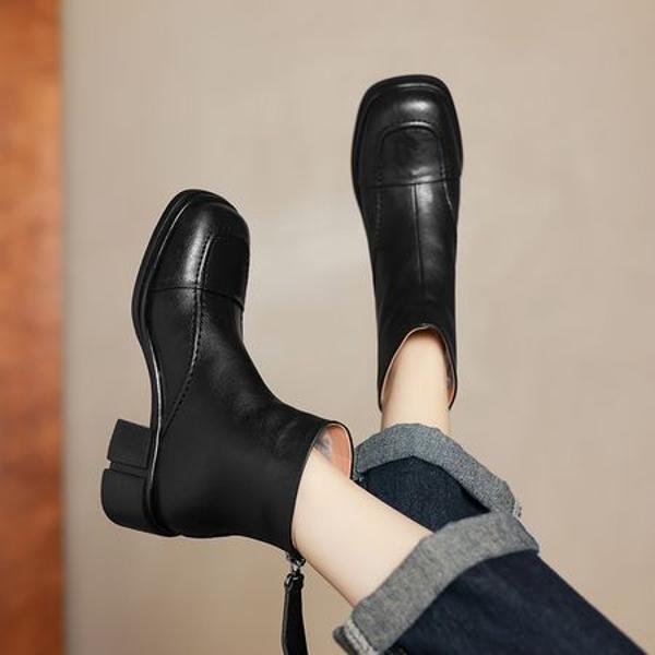 Handcrafted Leather Women's Shoes: Elegance Redefined(Easn20182303)