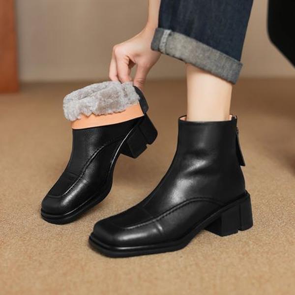 Handcrafted Leather Women's Shoes: Elegance Redefined(Easn20182303)