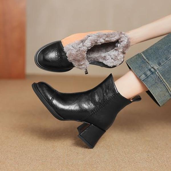 Exquisite Handmade Leather Women's Shoes: An Epitome of Luxury and Elegance(Easn20182305)