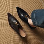 Handcrafted Luxury Leather Women's Shoes: Elegance in Every Stitch(Easn20182329)