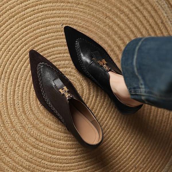 Handcrafted Luxury Leather Women's Shoes: Elegance in Every Stitch(Easn20182329)