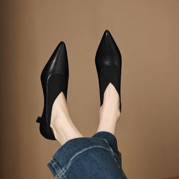 Elegantly Crafted High-End Handmade Leather Women's Shoes of Unmatched Quality(Easn20182330)