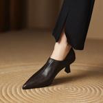 Handcrafted Leather Women’s Shoes: Luxurious Elegance and Superior Quality.(Easn20182331)