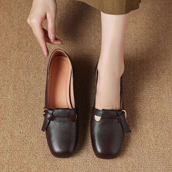 Luxury Handmade Genuine Leather Women's Shoes: Elegance Redefined(Easn2018a2078)