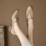 Handcrafted Genuine Leather Women's Shoes: Luxury, Elegance, Quality Craftsmanship(Easn2018a1898)