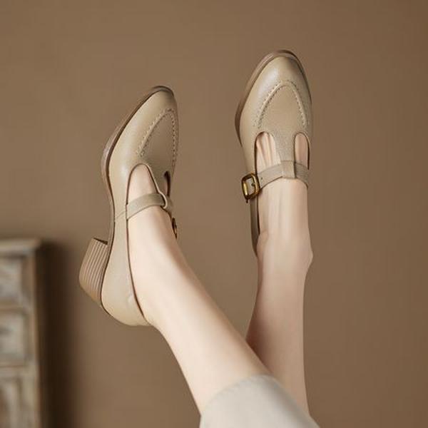 Handcrafted Genuine Leather Women's Shoes: Luxury, Elegance, Quality Craftsmanship(Easn2018a1898)