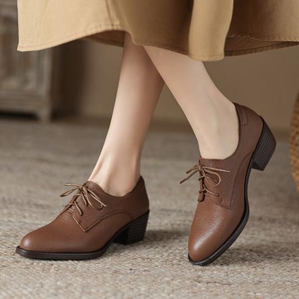 Exquisite Handmade Genuine Leather Women's Shoes of Elegance(Easn2018a1901)