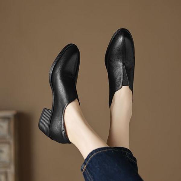 Exquisite Handcrafted Leather Women's Shoes for Elegant Luxury(Easn2018a1900)