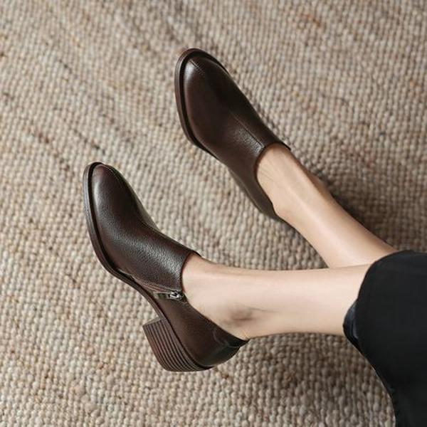 Handcrafted Luxury Leather Women's Shoes: Unmatched Elegance & Quality(Easn2018a1902)