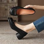 Elegant Handcrafted Leather Women's Shoes - Luxury Quality Craftsmanship(Easn2018a1921)