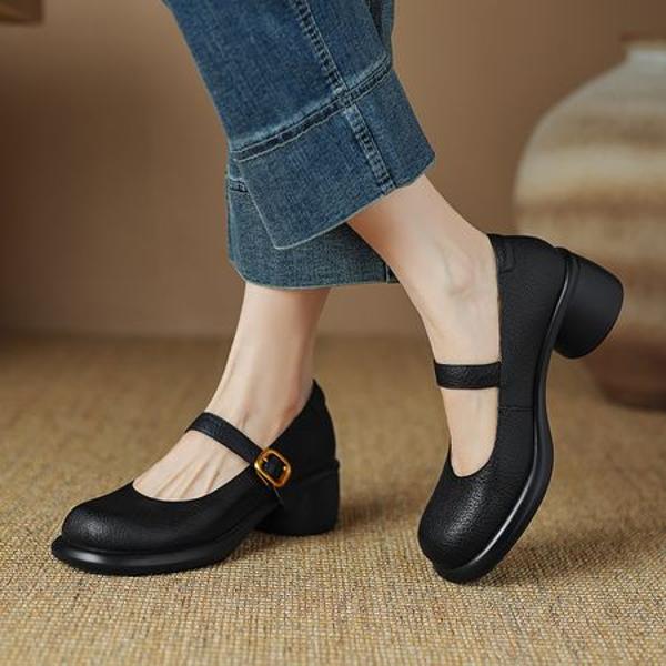 Handcrafted Luxury Leather Women’s Shoes: Exceptional Quality and Elegant Design(Easn2018a1927)