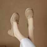 Exquisite Handcrafted Leather Women's Shoes: Luxury Meets Elegance(Easn2018a1930)