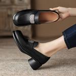 Handcrafted Luxury Leather Women's Footwear Elegance(Easn2018a1913)