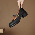 Exquisite Handcrafted Genuine Leather Women's Shoes: Elegance Redefined(Easn2018a1928)