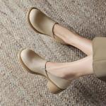 Exquisite Handcrafted Leather Women's Shoes for Elegant Luxury(Easn2018a1923)