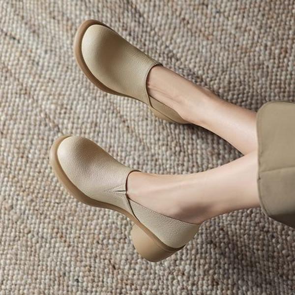 Exquisite Handcrafted Leather Women's Shoes for Elegant Luxury(Easn2018a1923)