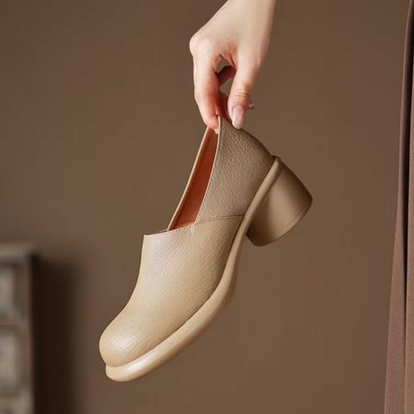 Exquisite Handcrafted Leather Women's Shoes for Elegant Luxury(Easn2018a1923)