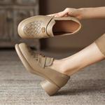 Handcrafted Luxury Leather Women's Shoes(Easn2018a1925)