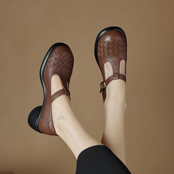 Exquisite Handmade Leather Women’s Shoes: Elegance in Every Step(Easn2018a1929)