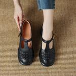 Exquisite Handmade Leather Women’s Shoes: Elegance in Every Step(Easn2018a1929)