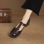 Handcrafted Leather Women's Shoes: Luxurious Quality and Timeless Elegance(Easn20182357)