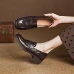 Luxurious Handcrafted Leather Women's Shoes: Elegance Redefined(Easn20182360)