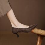 Handcrafted Genuine Leather Women’s Shoes: Exquisite Elegance & Luxury(Easn20182333)