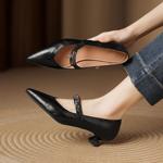 Exquisite Handcrafted Leather Women's Shoes: Luxury Elegance(Easn20182355)