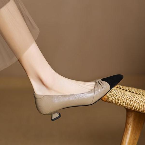 Handcrafted Luxury Leather Women's Shoes: Elegance in Every Stitch(Easn20182352)