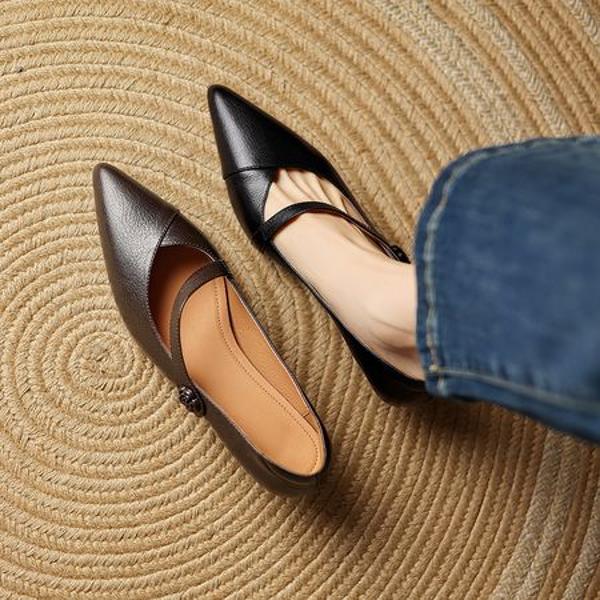 Exquisite Handcrafted Leather Women's Shoes: Luxury, Elegance, and Artistry(Easn20182353)