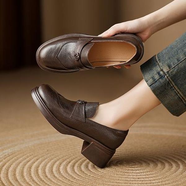 Handcrafted Leather Women’s Shoes: Elegance Meets Luxury(Easn20182376)