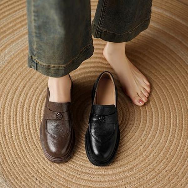 Handcrafted Leather Women’s Shoes: Elegance Meets Luxury(Easn20182376)