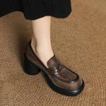 Handcrafted Leather Luxury Women's Shoes: Elegance Redefined(Easn20182371)