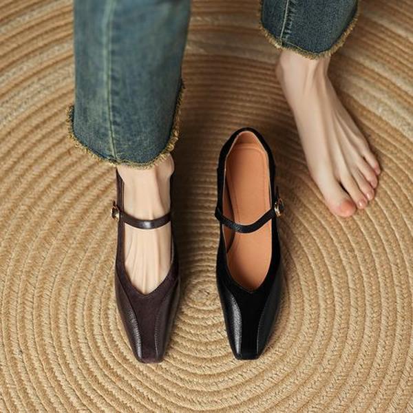 Exquisite Handcrafted Leather Women's Shoes for Elegant Luxury(Easn20182338)