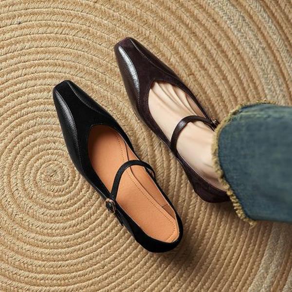 Exquisite Handcrafted Leather Women's Shoes for Elegant Luxury(Easn20182338)