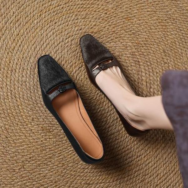 Luxury Handcrafted Genuine Leather Women's Shoes(Easn20182350)