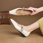 Handcrafted Luxury Leather Women's Shoes - Elegant Quality Craftsmanship(Easn20182356)