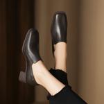 Handcrafted Genuine Leather Women's Shoes: Elegant Luxury with Exquisite Craftsmanship(Easn20182381)