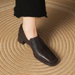 Handcrafted Genuine Leather Women's Shoes: Elegant Luxury with Exquisite Craftsmanship(Easn20182381)