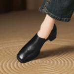 Handcrafted Genuine Leather Women's Shoes: Elegant Luxury with Exquisite Craftsmanship(Easn20182381)