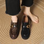 Exquisite Handcrafted Leather Shoes for Elegant Women(Easn20182378)