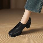 Handcrafted Luxury Leather Shoes for Elegant Women(Easn20182383)