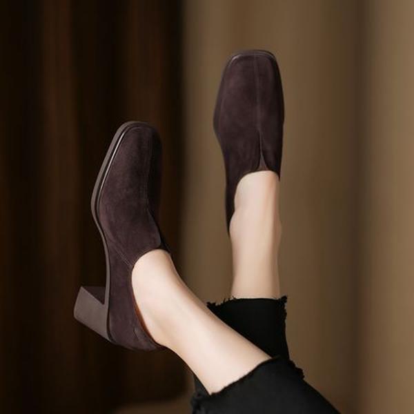 Elegant Handcrafted Genuine Leather Women's Shoes—Luxury Quality(Easn20182382)