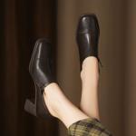 Handcrafted Luxury Leather Women’s Shoes for Elegant Style(Easn20182366)