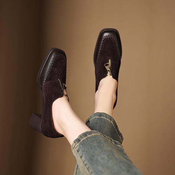 Handcrafted Luxury Leather Women's Shoes: Elegant Quality and Artistry(Easn20182387)