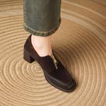 Handcrafted Luxury Leather Women's Shoes: Elegant Quality and Artistry(Easn20182387)