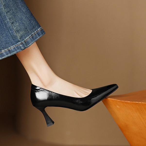 Handcrafted Luxury Leather Women's Shoes: Exquisite Craftsmanship & Elegance(Easn20182396)