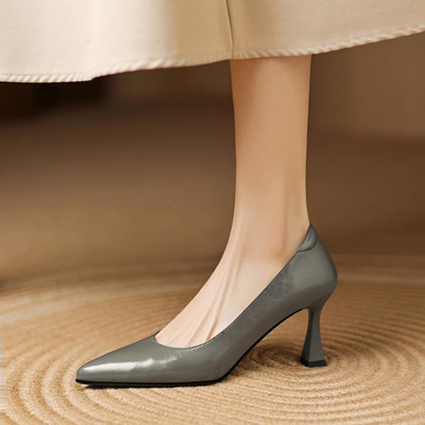 Handcrafted Luxury Leather Women's Shoes: Exquisite Craftsmanship & Elegance(Easn20182396)