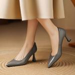 Handcrafted Luxury Leather Women's Shoes: Exquisite Craftsmanship & Elegance(Easn20182396)