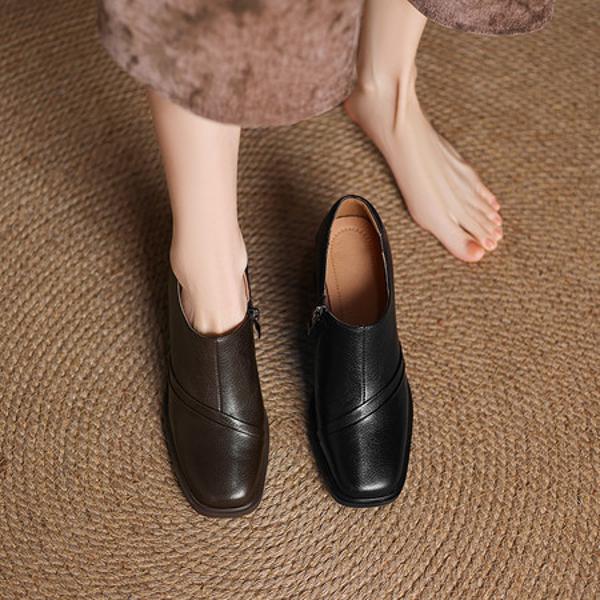 Exquisite Handcrafted Leather Women's Shoes: Luxurious, Elegant, and Artisan Quality(Easn20182365)